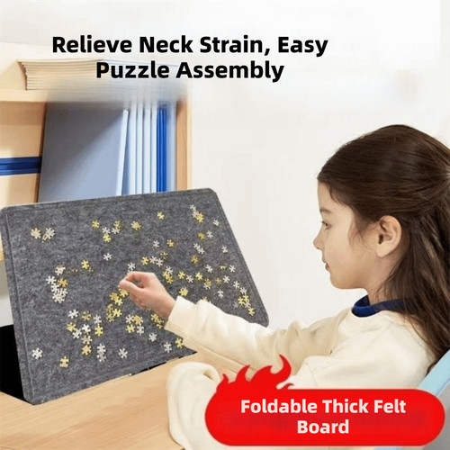 Felt jigsaw puzzle board - puzzle,
