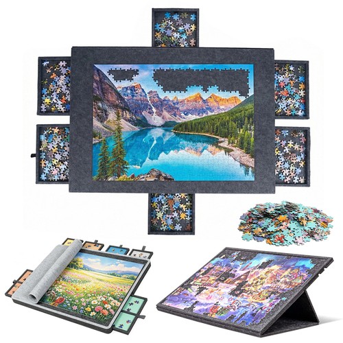Tilting jigsaw puzzle board - tilting,